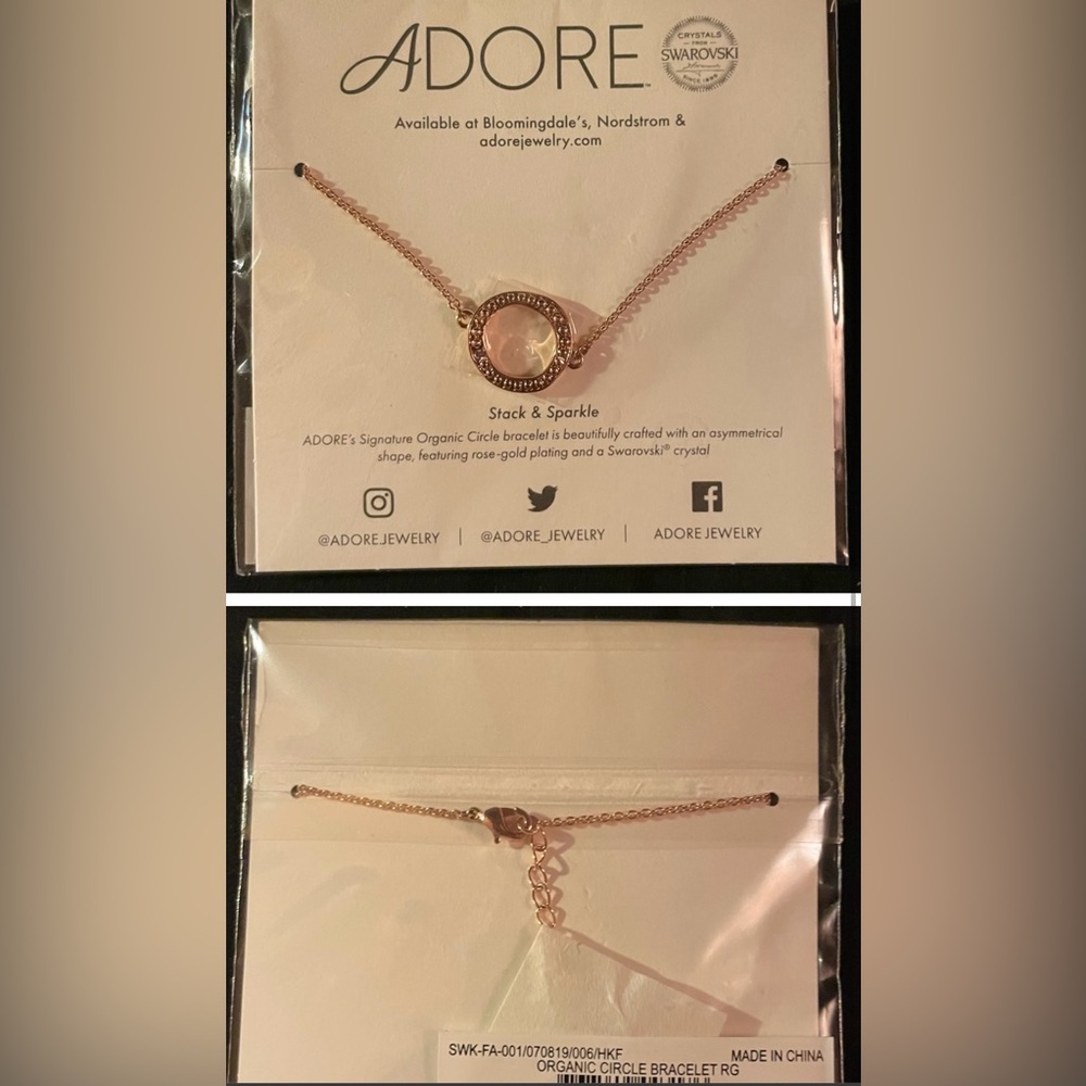 Adore Gold Bracelet Elegant Minimalist Design